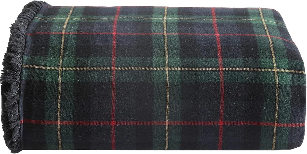Coperta Eddie Bauer, flanella di cotone, decorazioni per la casa, reversibile, biancheria da letto Sherpa, plaid di pino, trapunte e trapunte Naty Shop Tartan di pino, coperta rossa/verde/antracite