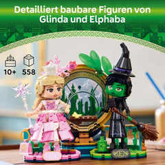 Bambole LEGO Wicked Elphaba e Glinda - personaggio da collezione delle streghe di Oz - regalo creativo per ragazze sopra i 10 anni e fan del film - 75682 Set da costruzione Besuche den LEGO-Store