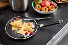 Padella per pancake RÖSLE SILENCE PRO, rivestimento antiaderente Proresist antigraffio premium, acciaio inossidabile 18/10, adatta per induzione Pentole e Padelle Naty Shop