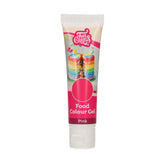 Funcakes Gel Colorant Alimentar Roz: Colorant alimentar foarte concentrat pentru aluat, cremă, fondant și marțipan. Dozare ușoară. Picătură individuală pentru a crea culori vibrante. Halal. 30 g.