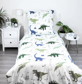 Biancheria da letto per bambini, reversibile, Dinosauri Biancheria da letto - bambini Naty Shop Titolo predefinito