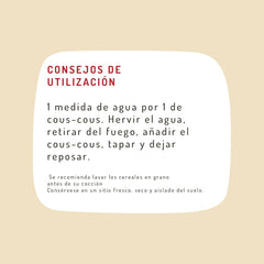 Cous cous biologico GRANERO (con alfabeto), 500 g