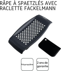 Grattugia Fackelmann Spaetzle con raschietto per impasto Peeler Naty Shop