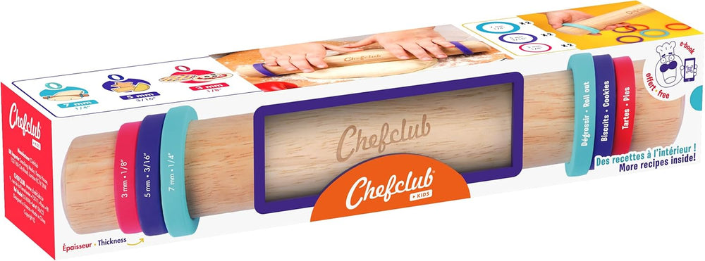 Teigrolle con anelli regolabili