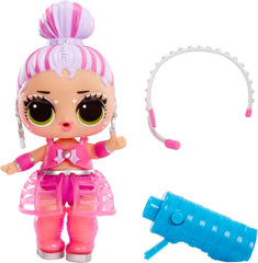LOL Sorpresa! Neon Pop Stars Tots - 1 bambola a sorpresa magica con luce nera, involucro cieco, 7 bambole da collezione, ciascuna con adesivi neon e accessori, regalo per bambini 4+ bambole Naty Shop