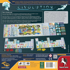 Pegasus Games 57822G Civolution (Deep Print Games), multicolore