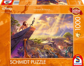 Schmidt Spiele 59673 Thomas Kinkade, Disney, Regele Leu, puzzle jigsaw 1000 piese Puzzle Naty Shop Singur