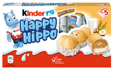 Kinder Happy Hippo Hazelnut - Specialità Wafer Croccanti con Crema di Latte e Nocciole - Dolci di Carnevale e Martedì Grasso - 1 confezione contenente 5 barrette individuali da 20,7g ciascuna