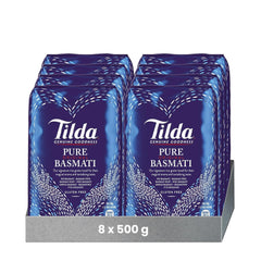 Riso Basmati Tilda Pure Original, confezione da 8 (8x500g)