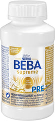 BEBA SUPREME PRE Latte iniziale pronto da bere dalla nascita, omogeneizzato con DHA, solo lattosio, senza olio di palma, confezione da 8 (8 x 200 ml) Mamma e Bambino Naty Shop