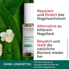 PODERM - STOP ARROSSAMENTO UNGHIE - Alternativa allo smalto amaro - Siero antistress naturale al 100% - Attiva la crescita - Adulti/Bambini - Prodotto in Svizzera