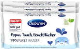 Bübchen Aqua Touch Baby Wet Wipes 144 pezzi (3 x 48) - Salviette per la cura della pelle sensibile con acqua pura al 99%, salviette umidificate per neonati e bambini