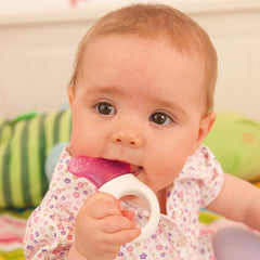 MAM Mini Cooler & Clip, Scobitoare și Clip, Inel de Dentiție, Roz