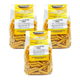Penne Di Ceci Biologiche Italiane Pasta Proteica Con Farina Di Ceci Al 100% Biologica Ricca Di Fibre Vegana Senza Glutine Confezione Da 3 X 350g
