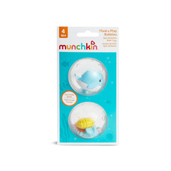 Jucărie de baie Munchkin Float and Play Bubbles | Baby Essentials | Jucării de baie pentru bebeluși și copii | Jucării de baie pentru bebeluși și jucării de duș | 2 pachete Jucarii Bebe Naty Shop