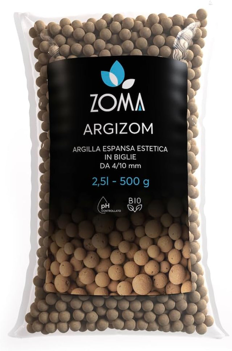 Argilla espansa per piante in vaso, palline di argilla per drenaggio e aerazione, argilla espansa per coltura idroponica e decorazioni estetiche senza coloranti chimici - 650 g