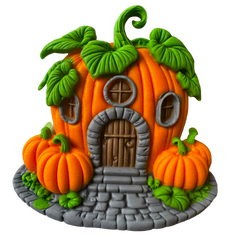 Decorazione commestibile autunnale per torta – zucca con texture realistica in pasta di zucchero