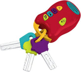 Battat toy key baby toy - Breloc colorat cu cheie de mașină cu lumină și sunete pentru copii de la 10 luni în sus Jucarii Bebe Naty Shop cheie