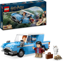 LEGO Harry Potter Macchinina giocattolo da costruire per bambini, Ford England volante, regalo per ragazzi, ragazze e tutti i fan a partire da 7 anni, set di 2 mini personaggi, incluso il gioco di ruolo di Ron Weasley 76424 Set di costruzioni Besuche den LEGO-Store Titolo predefinito