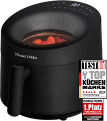 Russell Hobbs Airfryer, 5 litri, 10 programmi, finestra di visualizzazione Naty Shop Appliances Nero