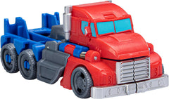 Transformers Earthspark 1-Step Flip Changer Optimus Prime Action Figure (10 cm) Robot Giocattolo Età 6+ Action Figure Naty Shop