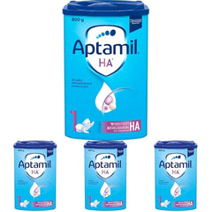 Aptamil HA PRE - Lapte inițial de la naștere, cu DHA, doar lactoză, fără ulei de palmier, lapte praf, 800 g Naty Shop Aptamil Ha 1 4 x 800 grame