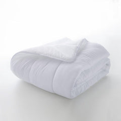 BOHEME | Plapumă/ Umplutură pentru pat 120 cm, plapumă 300 G/M², umplutură hipoalergenică din fibre respirabile antiacarieni, umplutură extra moale și antibacteriană, dimensiuni 200 X 200 cm Plapumi si pilote Naty Shop Alb Cama de 120 - 200*200Cm