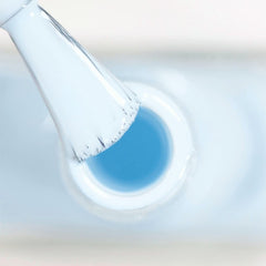 Smalto IBRIDO alessandro Blueberry Slush - blu pastello - Unghie perfette in soli 3 passaggi, senza LED - dura fino a 10 giorni! 8 ml