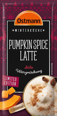 Ostmann Gewürze – Pumpkin Spice Latte Würzmischung, zum Einrühren in Milk mit Kaffee oder Espresso, mit Kürbispulver, 16 g im Beutel (Verpackungsdesign kann abweichen)