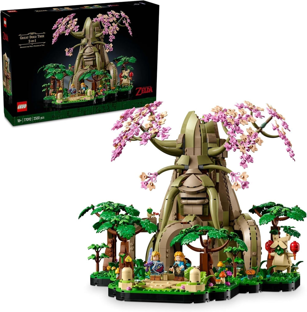 LEGO The Legend of Zelda Deku Tree 2-in-1 - pezzo da collezione con le minifigure della Principessa Zelda e 3 Link - set da costruzione per adulti e idea regalo per gli appassionati di videogiochi - 77092 Set da costruzione Besuche den LEGO-Store Titolo predefinito