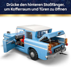 LEGO Harry Potter Fliegender Ford Anglia - Auto Set für mit 3 Figuren zum Spielen und Ausstellen - 3D Modellbau für Männer - Geschenk zum Vatertag - 76470
