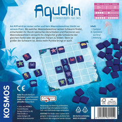 KOSMOS 691554 Aqualin - Swarm Tactics per due, gioco per due giocatori, gioco da tavolo per esattamente 2 giocatori dai 10 anni in su, gioco di strategia