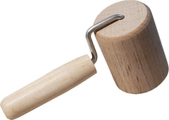 Chinchilla® Backblechroller/Teigroller zylindrisch aus Buchenholz | L'aiutante stabile per la cucina | Prodotto in Germania | Nachhaltige Qualität aus Deutschland | 18 x 5 cm