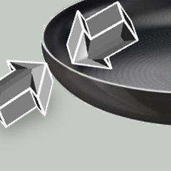 Tefal D52606 Resist, rivestimento antiaderente al titanio Pentole e Padelle Naty Shop