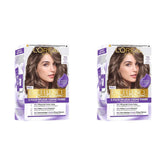 L'Oréal Paris Vopsea de păr permanentă cu rezultat de culoare ultra rece, acoperire 100% a părului gri, set cu colorare, șampon și cremă de îngrijire, Excellence Cool Creme, Nr. 7.11 Ultra rece blond mediu (Blond) Vopsea pentru par Naty Shop Titlu implicit
