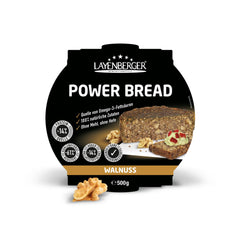 Layenberger Prower Bread Walnut, Eiweiß- Und Ballaststoffquelle, Ohne Konservierungsmittel, Ohne Hefe, Ohne Mehl, Mit 14G Protein Pro 100G, (1 X 500G) Miscela per la cottura e la cottura Naty Shop 500 G (1Er Pack) Walnut