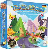Gioco mondiale - Divertente gioco da tavolo geografico - Gioco didattico mondiale per bambini e adulti - Fantastica idea regalo per adolescenti - Tedesco