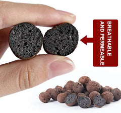 Granuli di argilla a grana grossa, Granuli di argilla espansa, Granuli vegetali, Substrato per piantagione idroponica in argilla espansa 1 litro, Granuli di argilla granulata da 5-8 mm