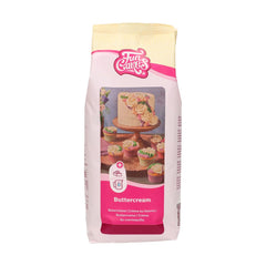 Funcakes Mix Für Buttercreme: Einfach Zu Berübenen, Cremig, Perfekt Zum Dekorieren, Abdecken Und Füllen Von Kuchen, Belag Auf Cupcakes, Halal., 1 Kg Mix per cottura e cottura Naty Shop 1 Kg (1Er Pack) Vaniglia.