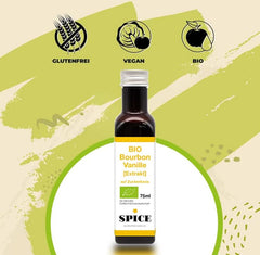 SPICE BIO Estratto di vaniglia Bourbon, 75 ml Aromi Naty Shop