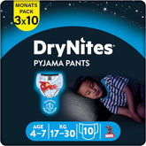 Pannolini notte HUGGIES Drynites, per bambini 4-7 anni (17-30 kg), 30 pezzi Naty Shop