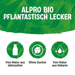 Alpro Bio Mandeldrink senza zucchero – 8 x 1 l