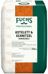 - Kotelett und Schnitzel Gewürzsalz | Grill-Würzmischung für Kurzgebratenes | Qualità professionale per grossi verbi | Sacco riciclabile da 1,5 kg