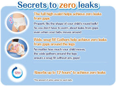 PL Boy (9-14 kg) - Pannolini per ragazzi - 44 pezzi - Large - Impermeabile - Stampa animalier - Cotone - Senza parabeni