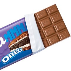 Milka Mmmax Oreo – Cioccolato al latte alpino con croccanti biscotti Oreo e crema al latte – 300g