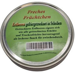 Căpșuni liofilizate într-o cutie pentru drum, alimente pentru nervi, cadou pentru relaxare, căpșuni Produse deshidratate Naty Shop
