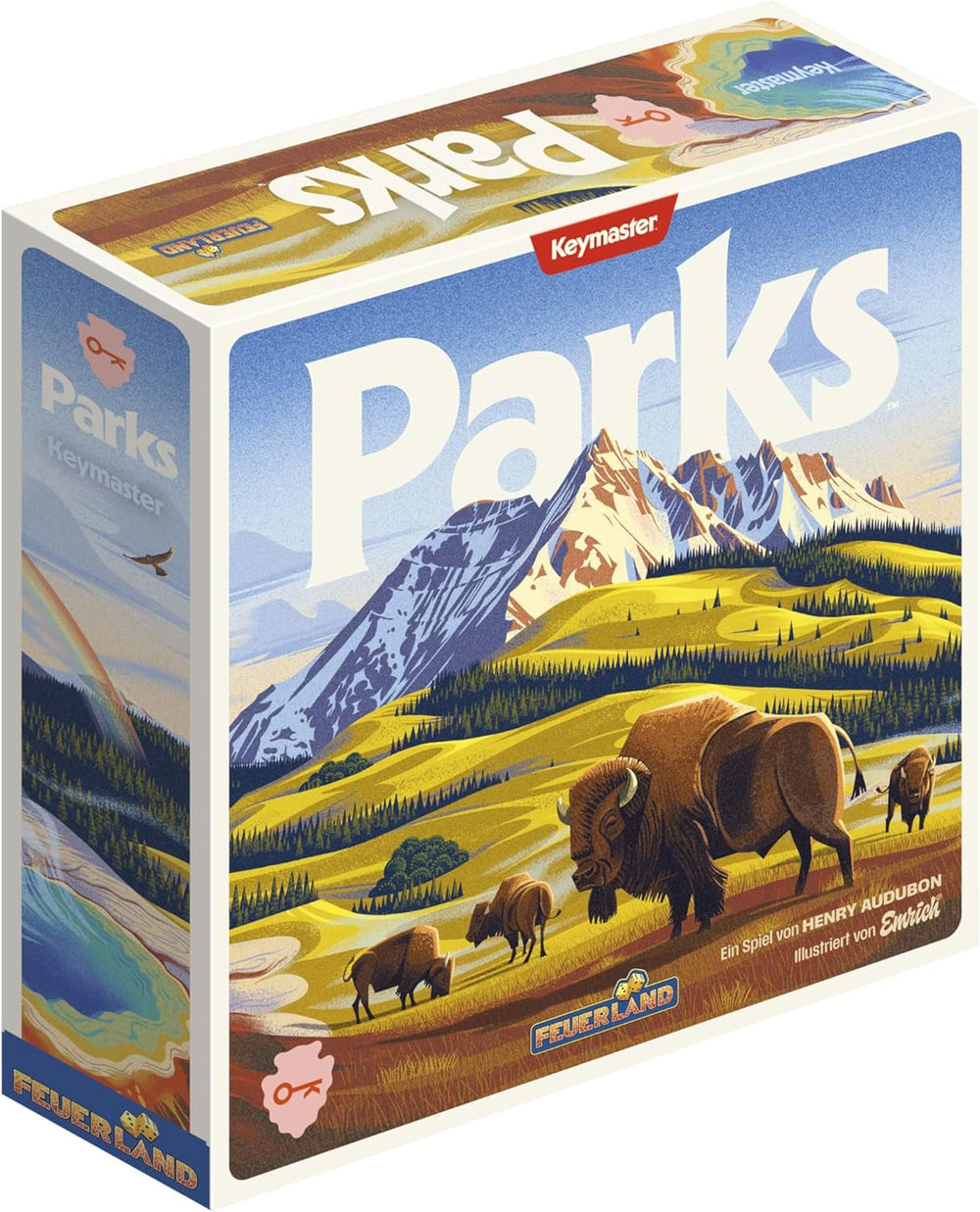 Parks (ediția a II-a), 26,7 cm x 26,7 cm x 0,1 cm