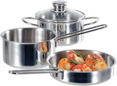 Fissler Häppchen / Pentola inox (Ø 16Cm - 0,5 Litri ) Mini casseruola scoperta, ideale per piccoli snack - Induzione, argento Pentole e Padelle Naty Shop