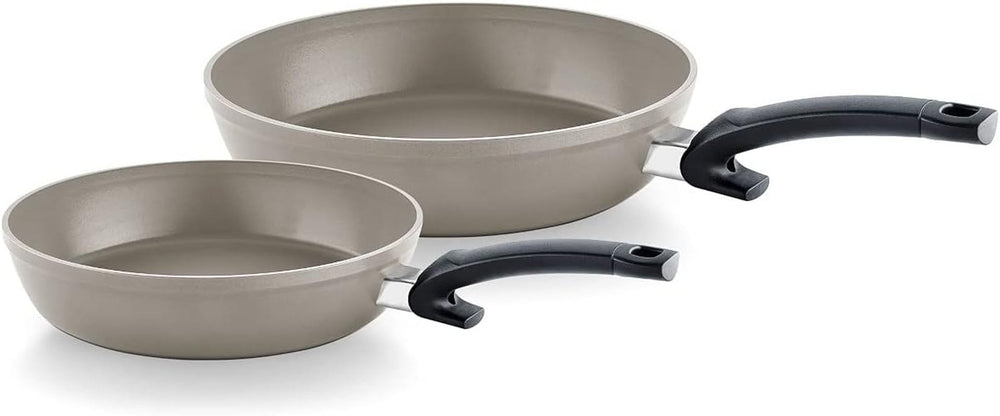 Fissler Ceratal Comfort, padella in ceramica antiaderente - induzione Pentole e Padelle Naty Shop Set di 2 padelle con diametro di 24 e 28 cm