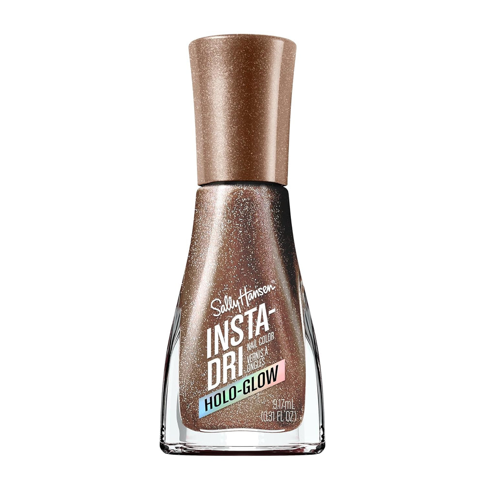 Smalto per unghie Insta-Dri Holo-Glow, facile da usare, di lunga durata, bellissimi colori, facile da applicare, senza scheggiature, 19 ml